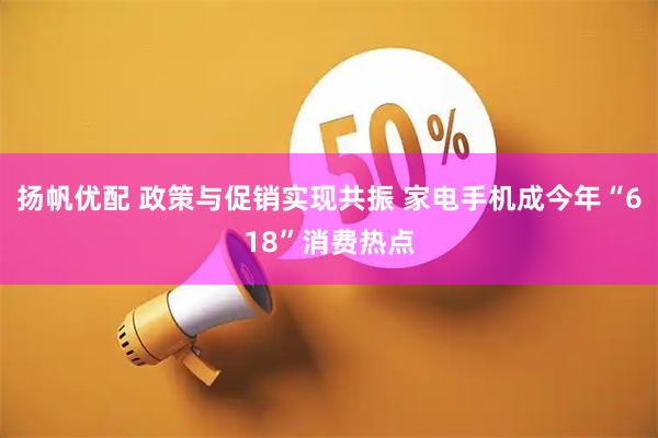 扬帆优配 政策与促销实现共振 家电手机成今年“618”消费热点